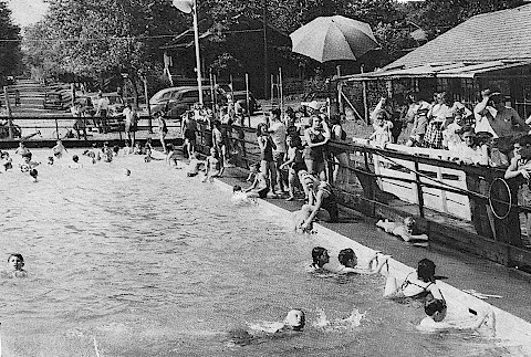 Swimming Pool in 1940s